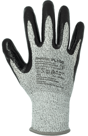 Перчатки ArmProtect противопорезные (НРРЕ+нитрил), PL100