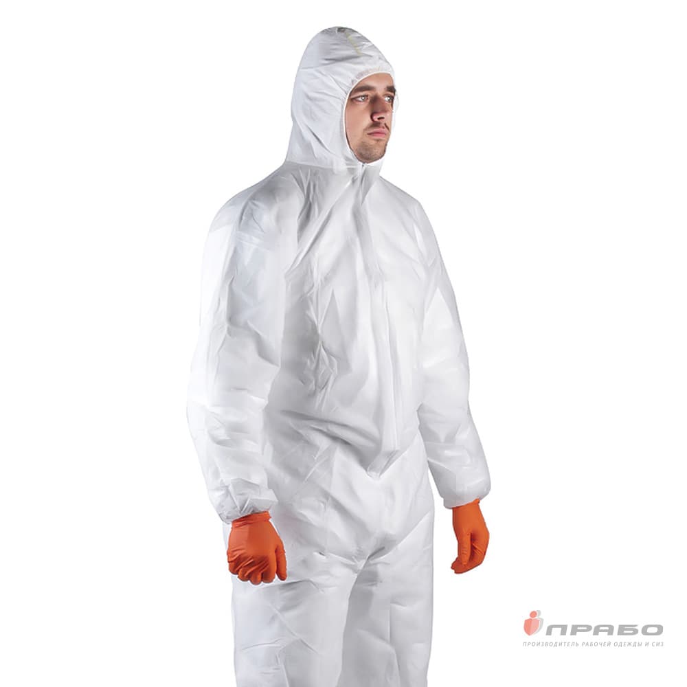 Комбинезон одноразовый защитный "Jeta Safety" JPC100, белый