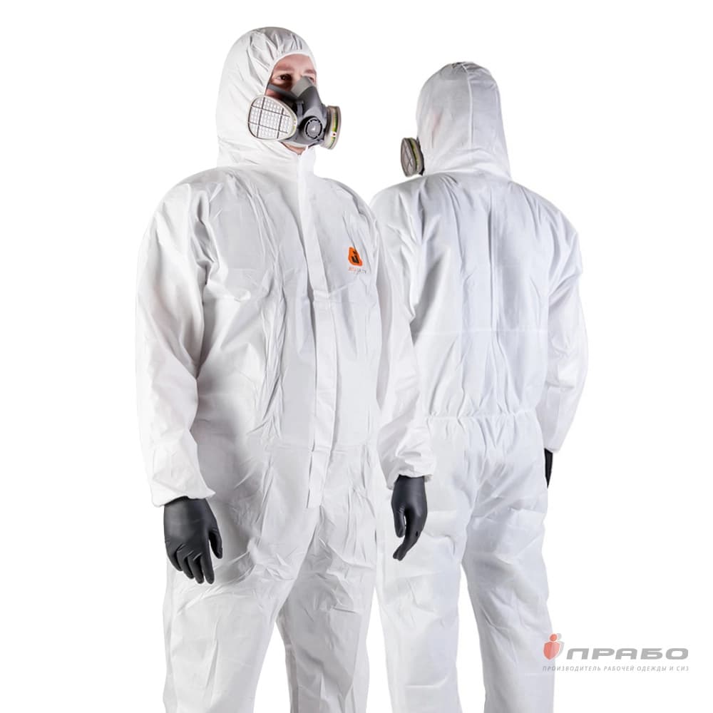 Комбинезон одноразовый защитный "Jeta Safety" JPC60, белый