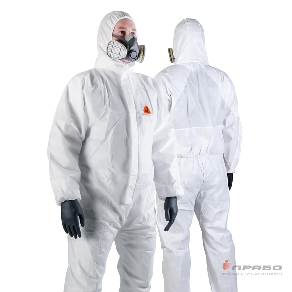 Комбинезон одноразовый защитный "Jeta Safety" JPC65, белый