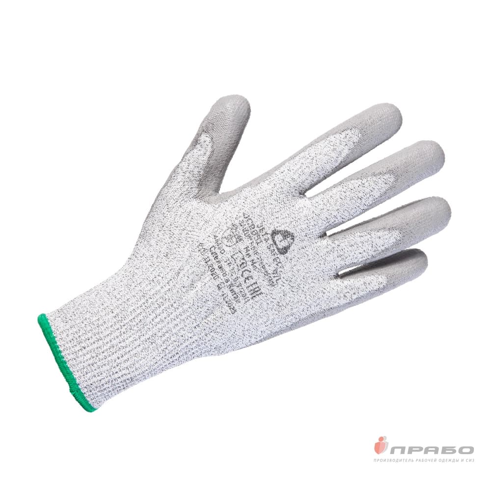 Перчатки для защиты от порезов покрытие полиуретан Jeta Safety JCP051 ,