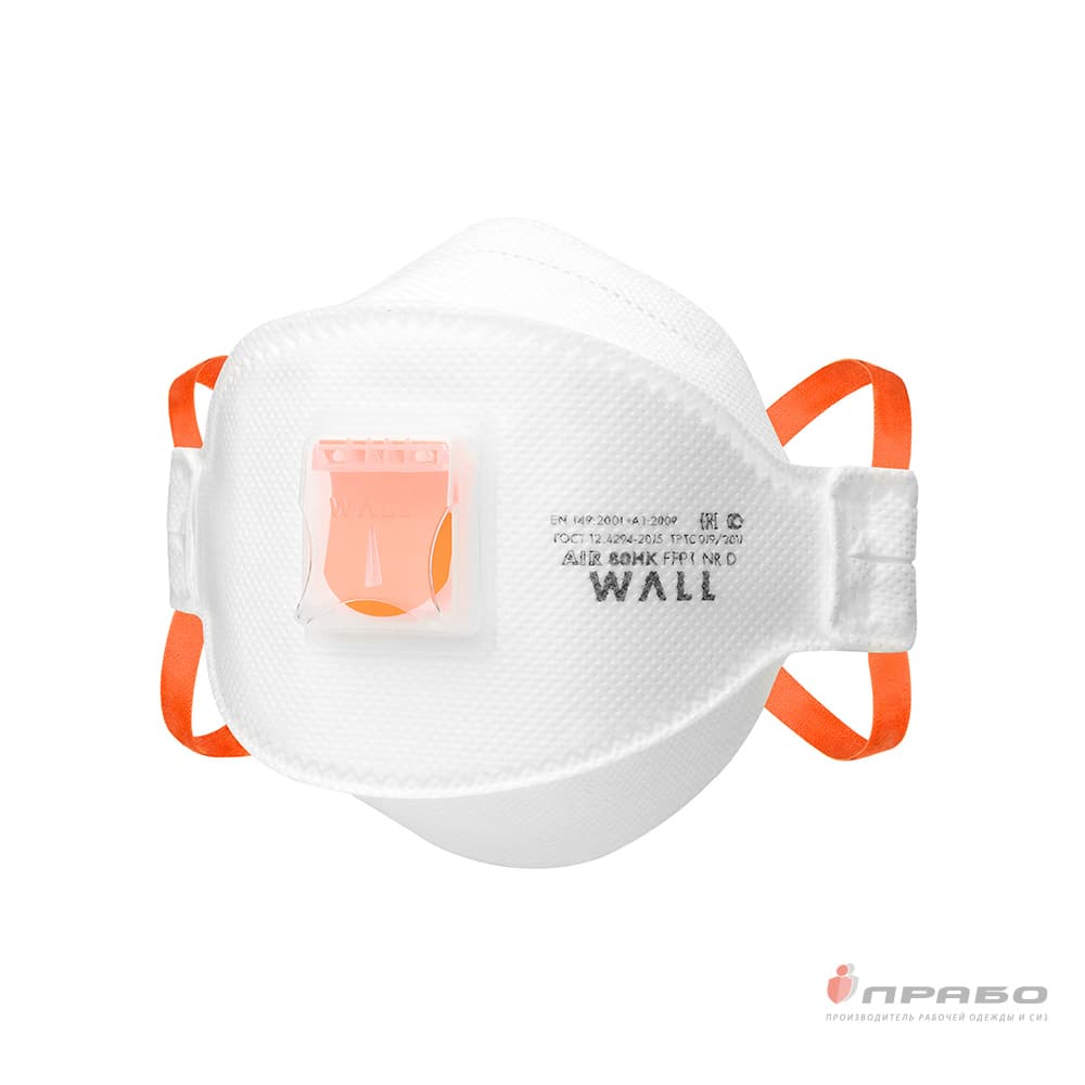 Респиратор WALL AIR 80HK FFP1 NR D с клапаном выдоха арт. 380021 F,