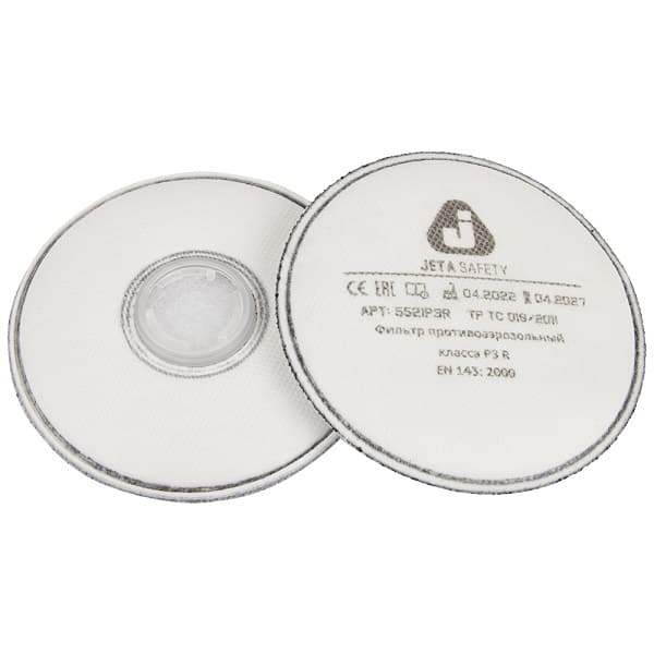 Фильтры от пыли и аэрозолей P3R (2 шт.) 5521P3R Jeta Safety (аналог 3M-2138)
