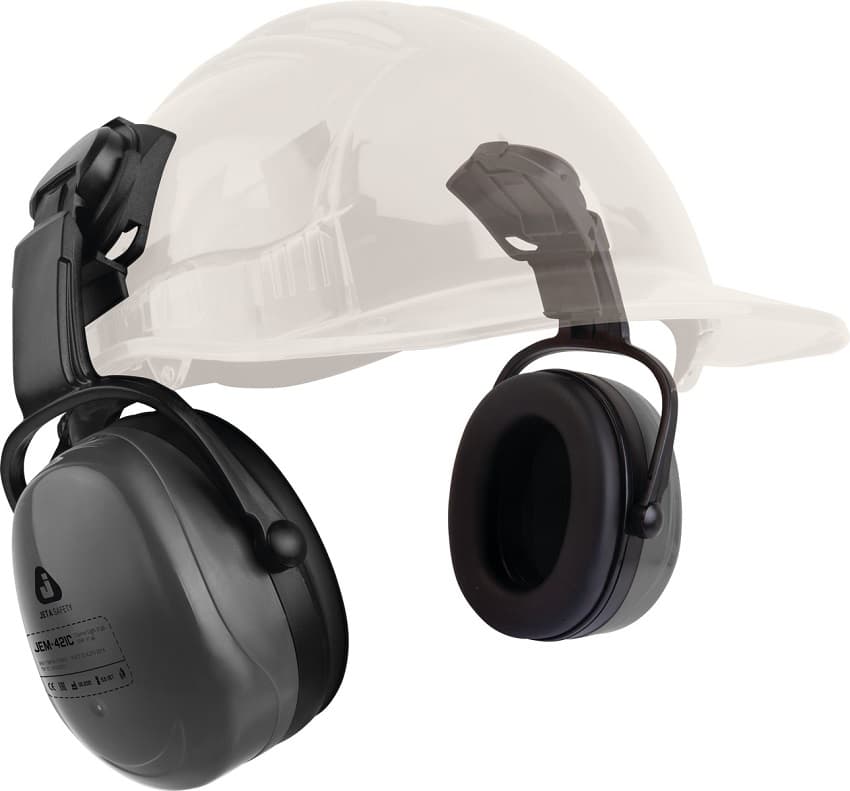 Наушники противошумные с креплением на каску JEM-421C CLAMOR LIGHT Jeta Safety SNR 28 дБ