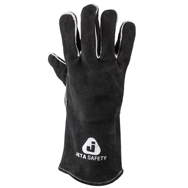 Краги сварочные c подкладкой JWK1301 FERRUS WIDE Jeta Safety черные