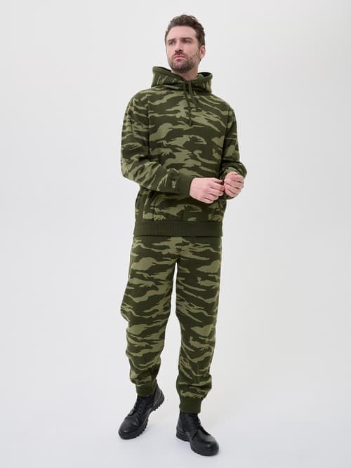Костюм ВЯЗАНЫЙ C1MS0501, зима, цвет Зеленый