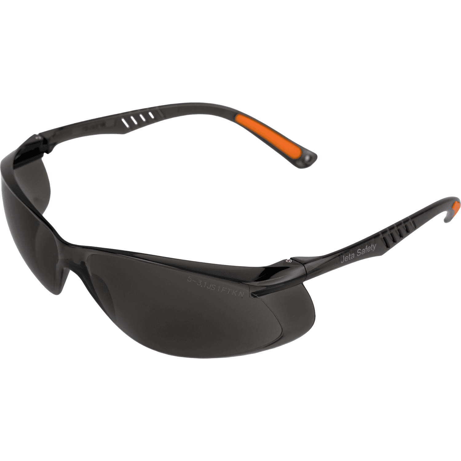 Очки защитные открытые JSG-7680S OPTIC FIT Jeta Safety, покрытие от царапин и запотевания, дымчатые