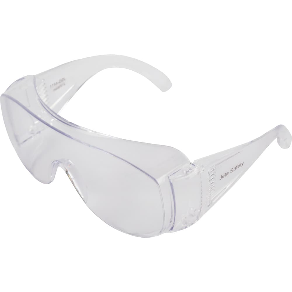Очки защитные открытые JSG-4411 J VISION Jeta Safety, покрытие от царапин и запотевания, прозрачные