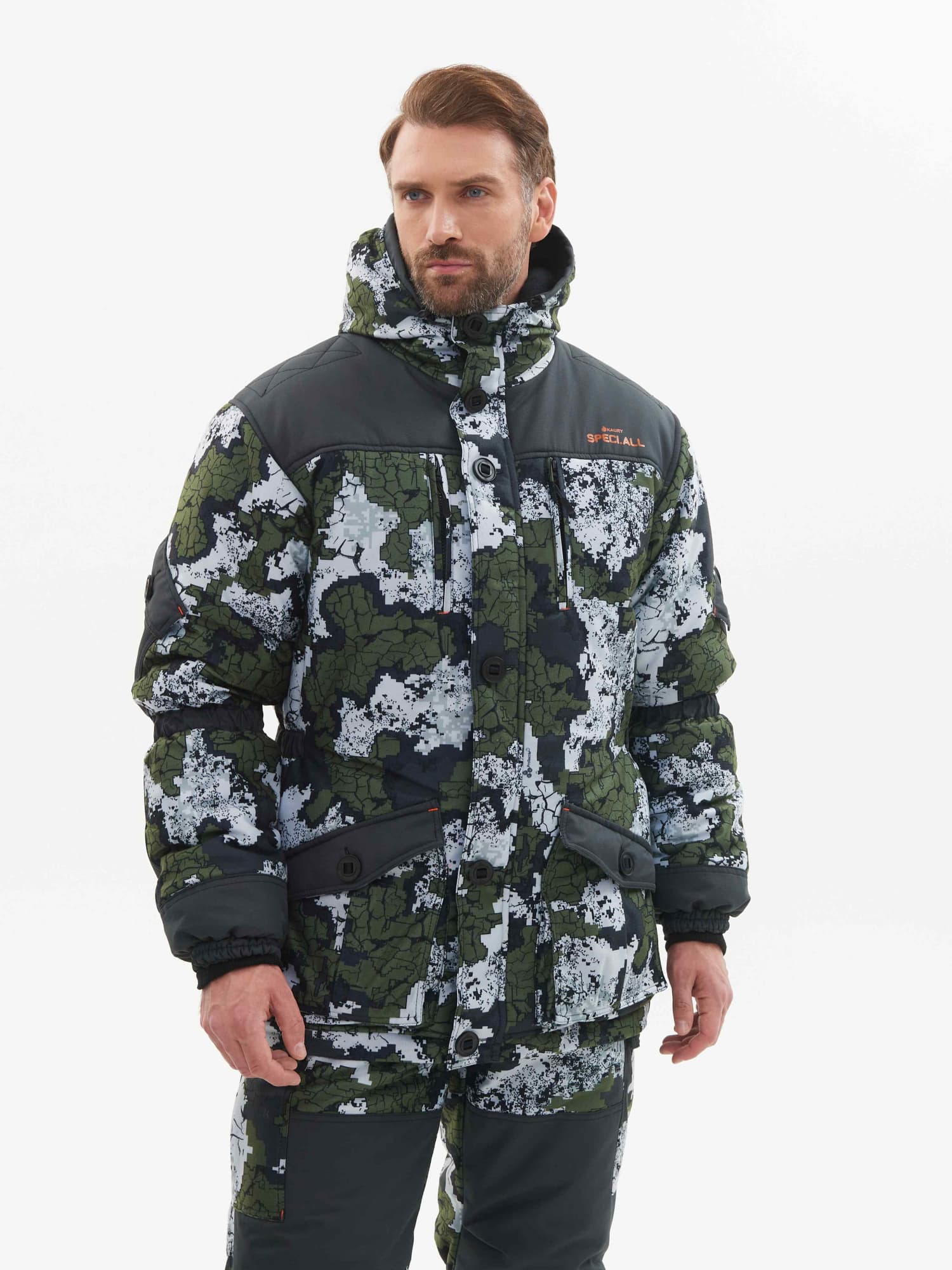 Костюм мужской зимний СНЕЖНЫЙ БАРС КЗ-01 (SPECI.ALL) КМФ
