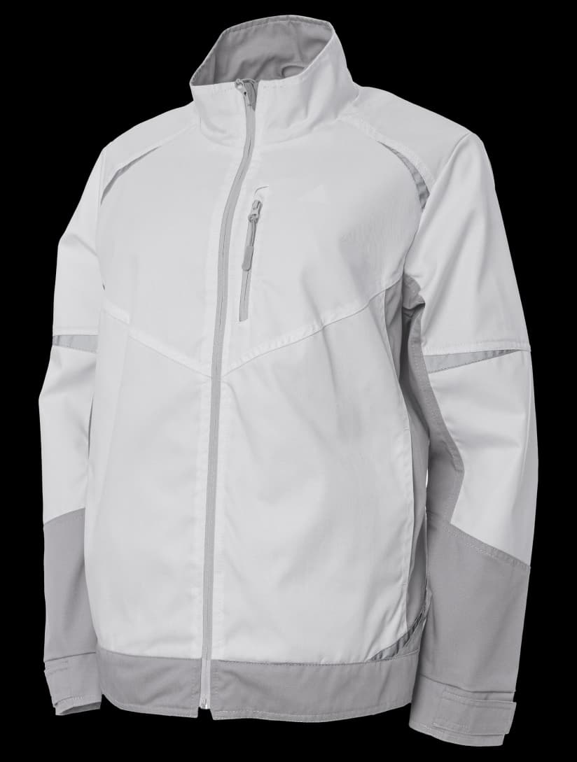 Женская рабочая куртка Brodeks KS228, белый/серый (XS)