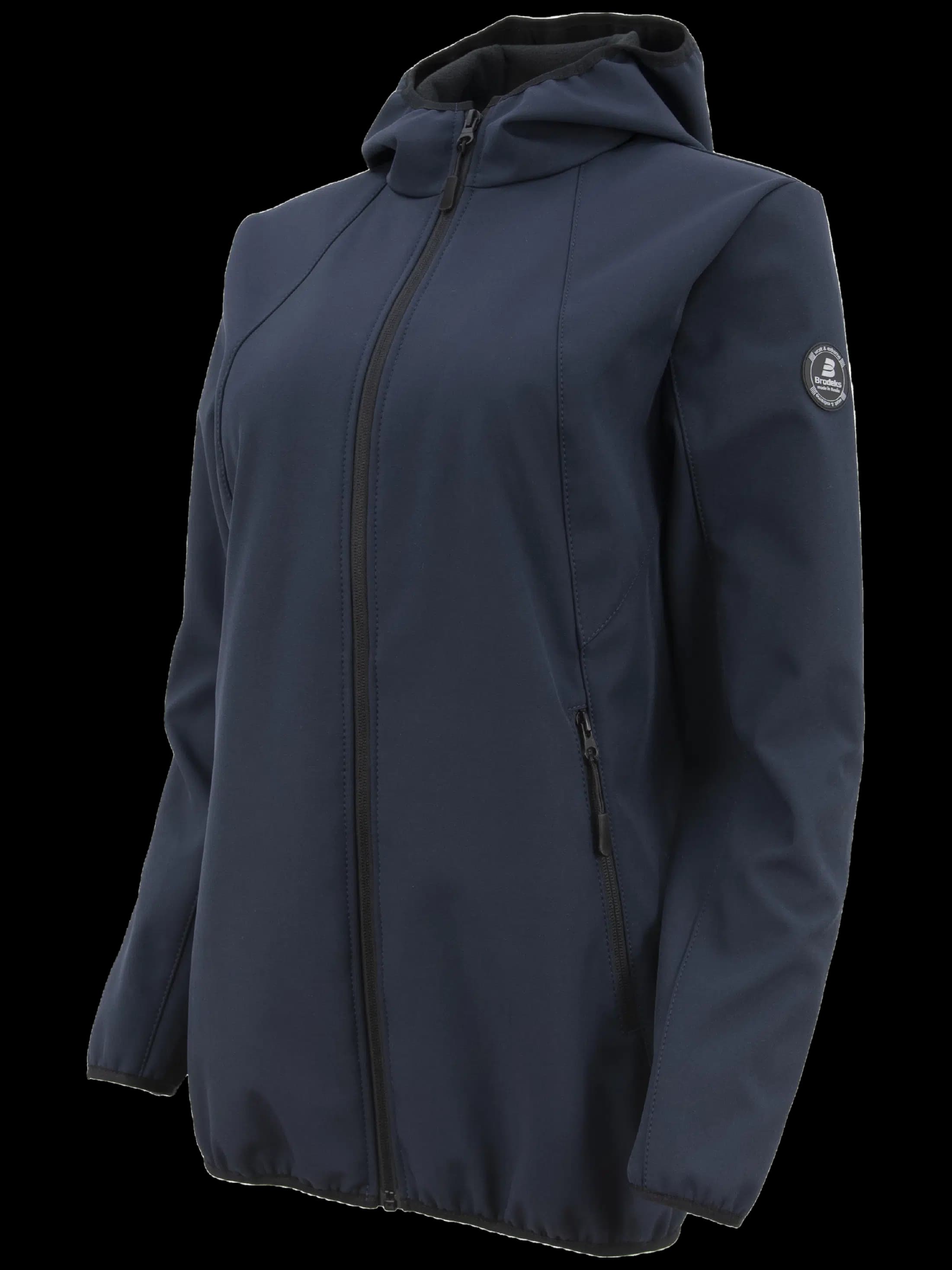Женская куртка софтшелл Brodeks KS248, синий (XS)