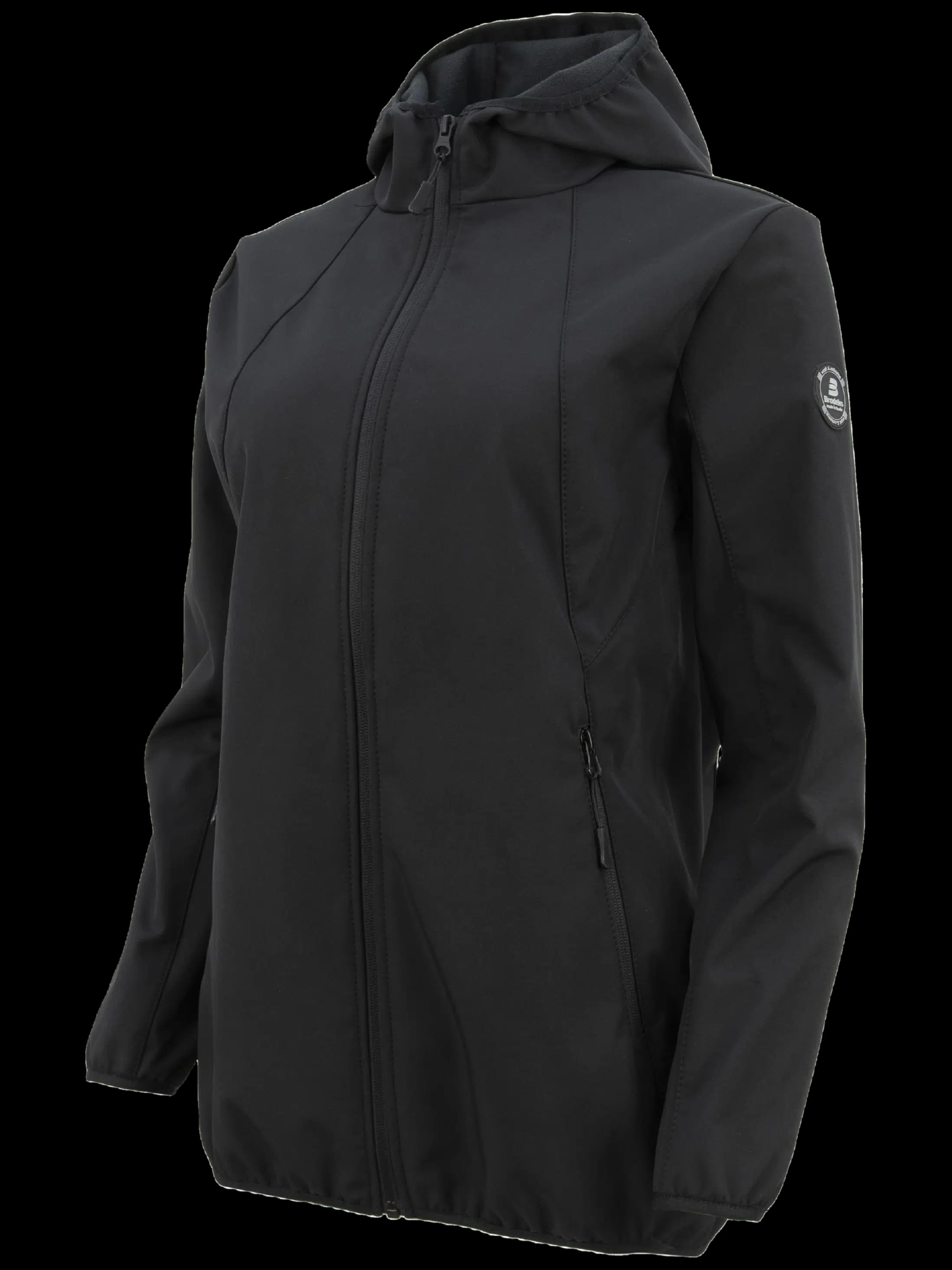 Женская куртка софтшелл Brodeks KS248, черный(XS)