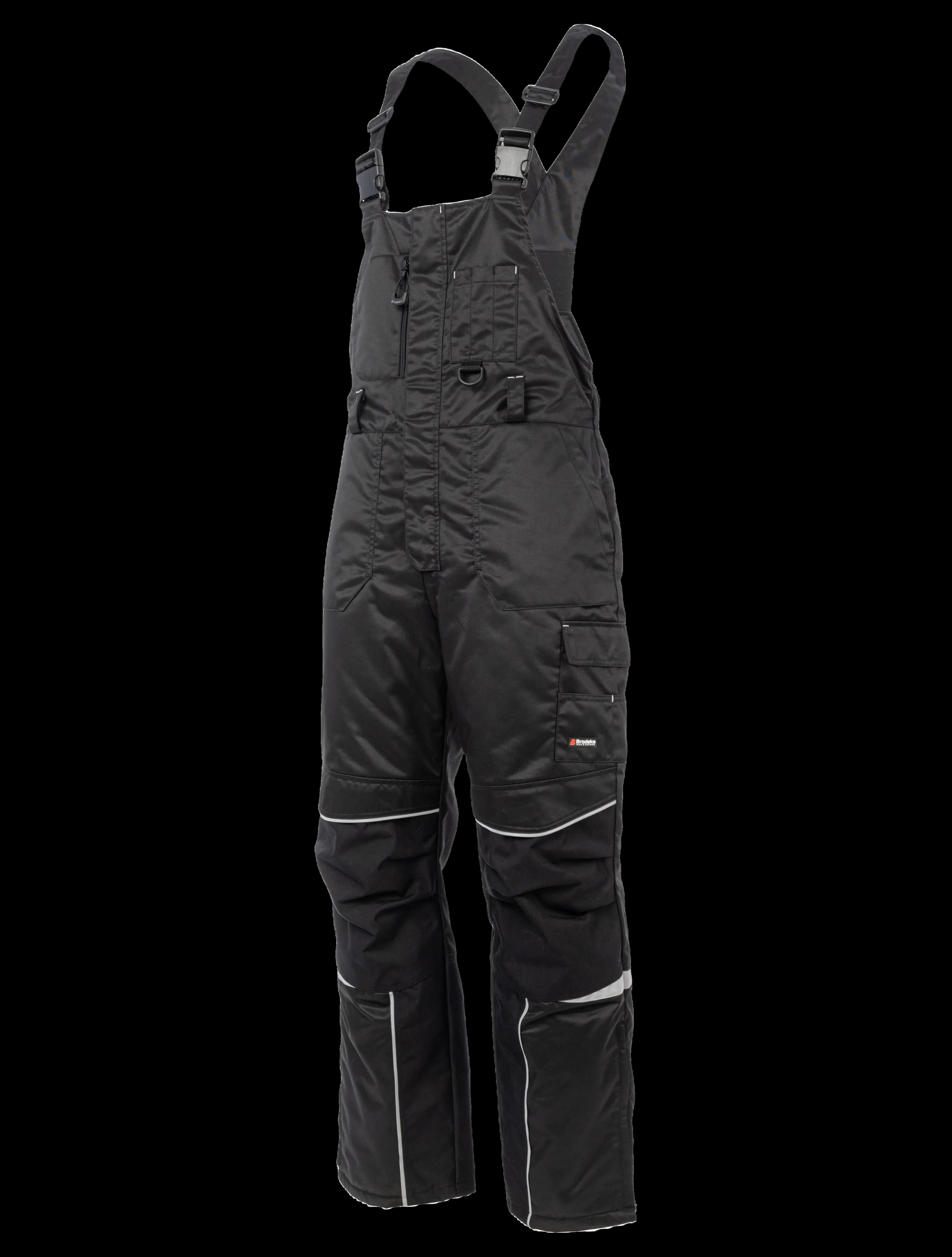 Зимний полукомбинезон Brodeks KW403, черный (2XL)