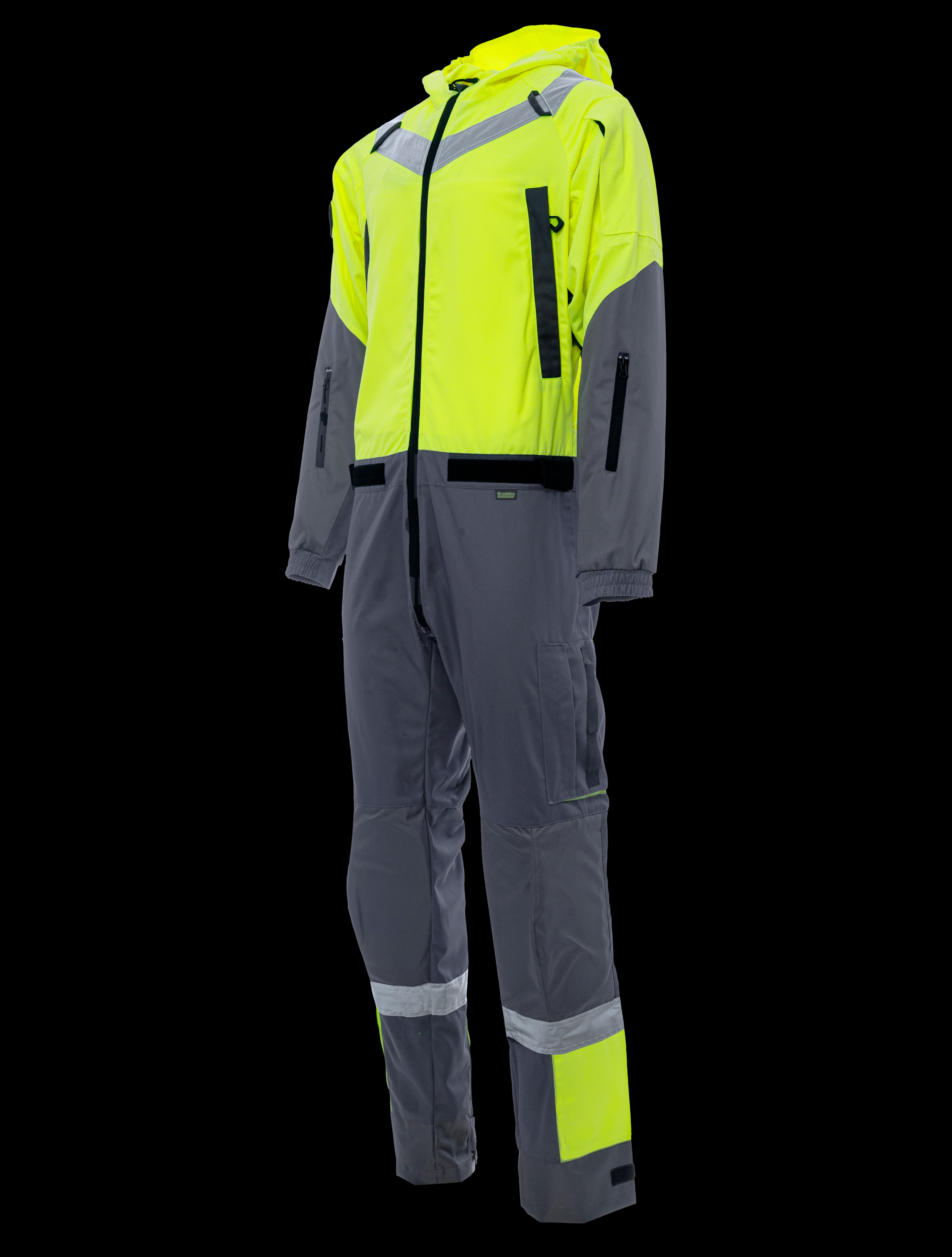 Комбинезон Brodeks KS503, желтый/серый (2XL)