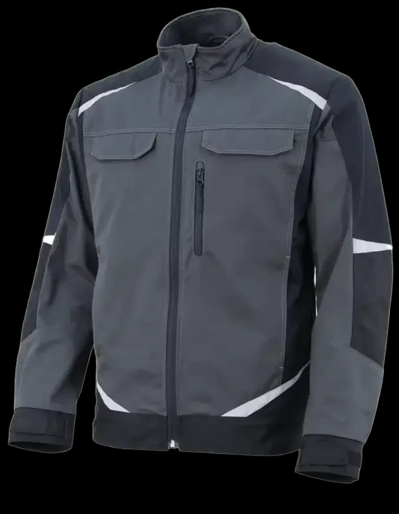 Куртка Brodeks KS202-C, 100% хлопок, графит серый/черный (S)