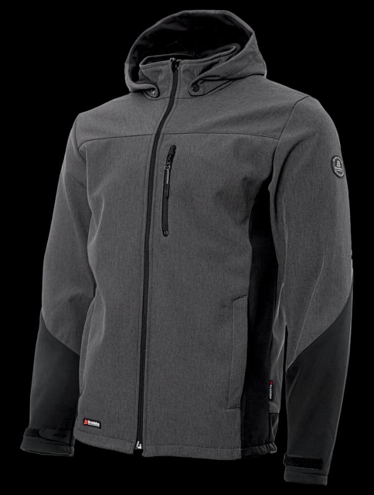 Куртка софтшелл Brodeks KS237, серый/черный (M)