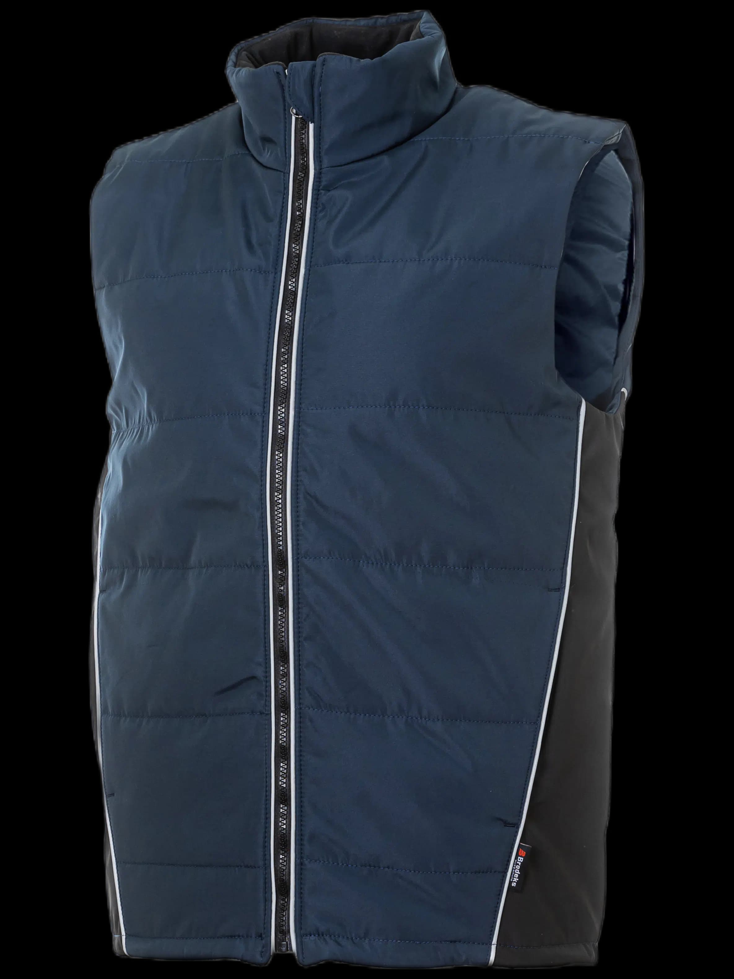Жилет утепленный Brodeks KW101, синий/черный (2XL)