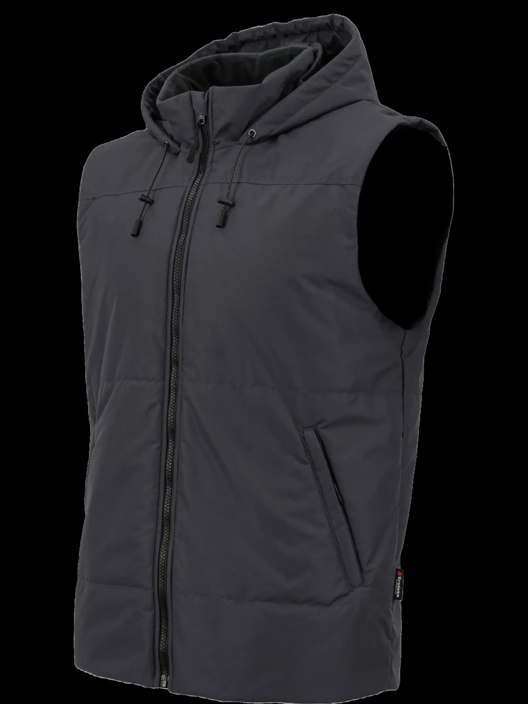 Жилет утепленный Brodeks KW112, серый (2XL)